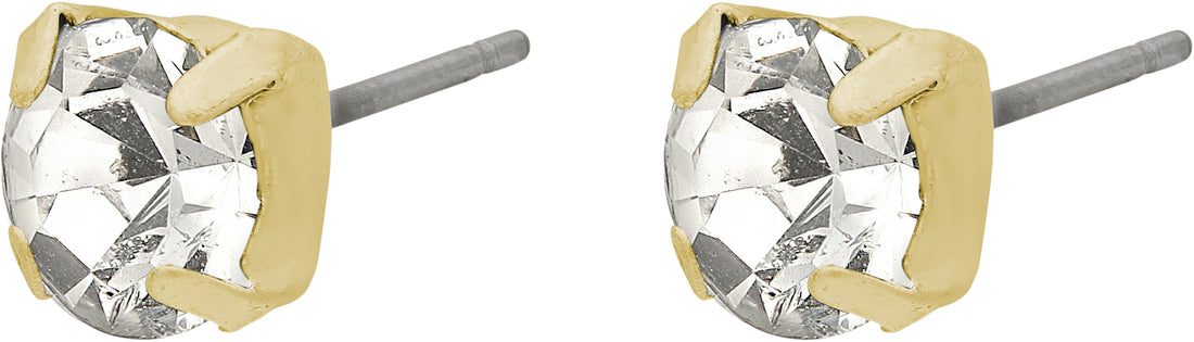 ORIGINAL Crystal Stud Earrings in Gold