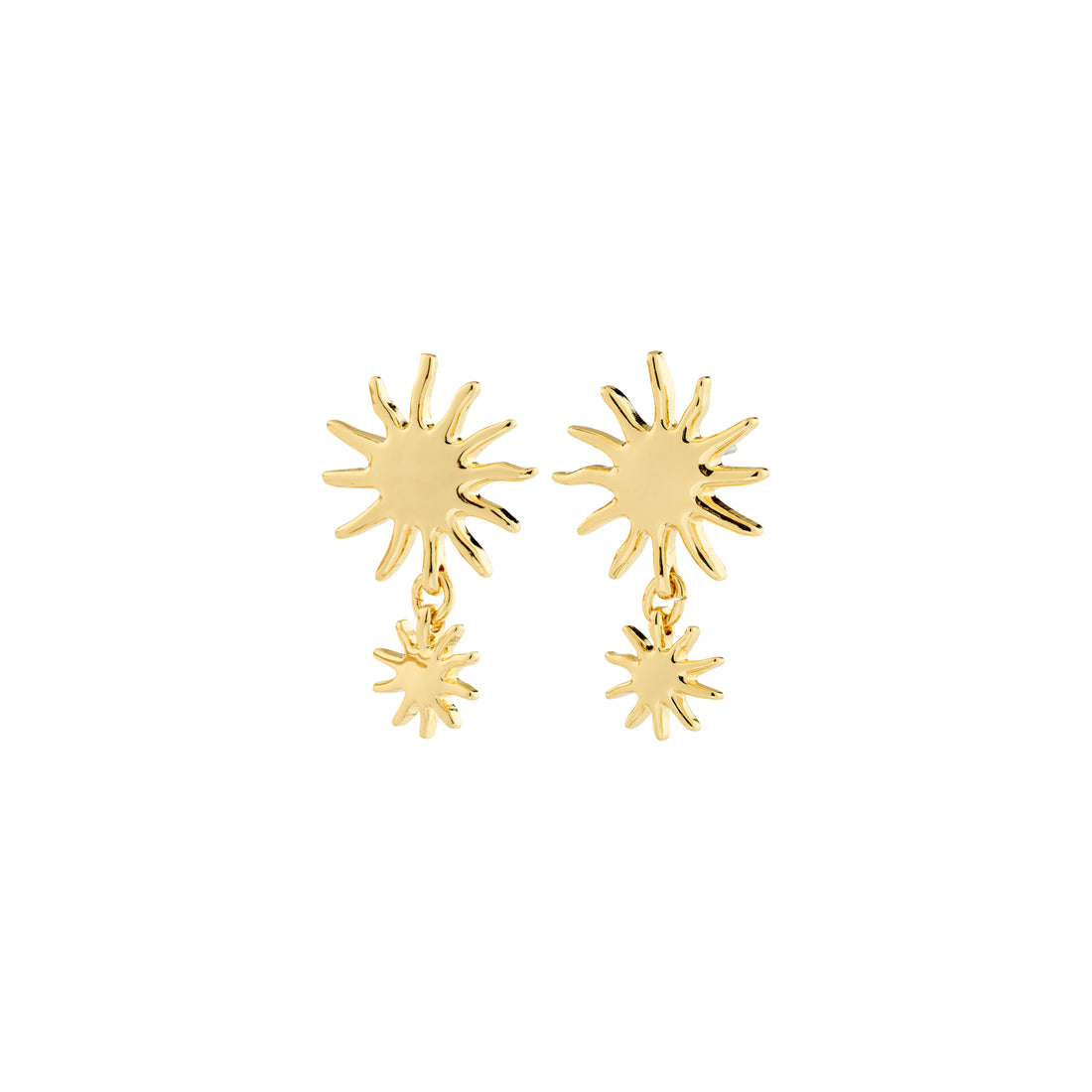 LYRICUS Double Drop Suns Earrings