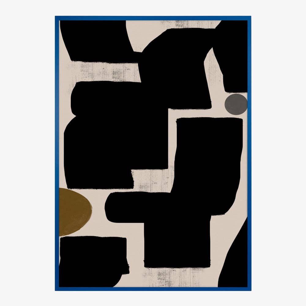 Shapes in Harmony Art Print - Abstract Decor
