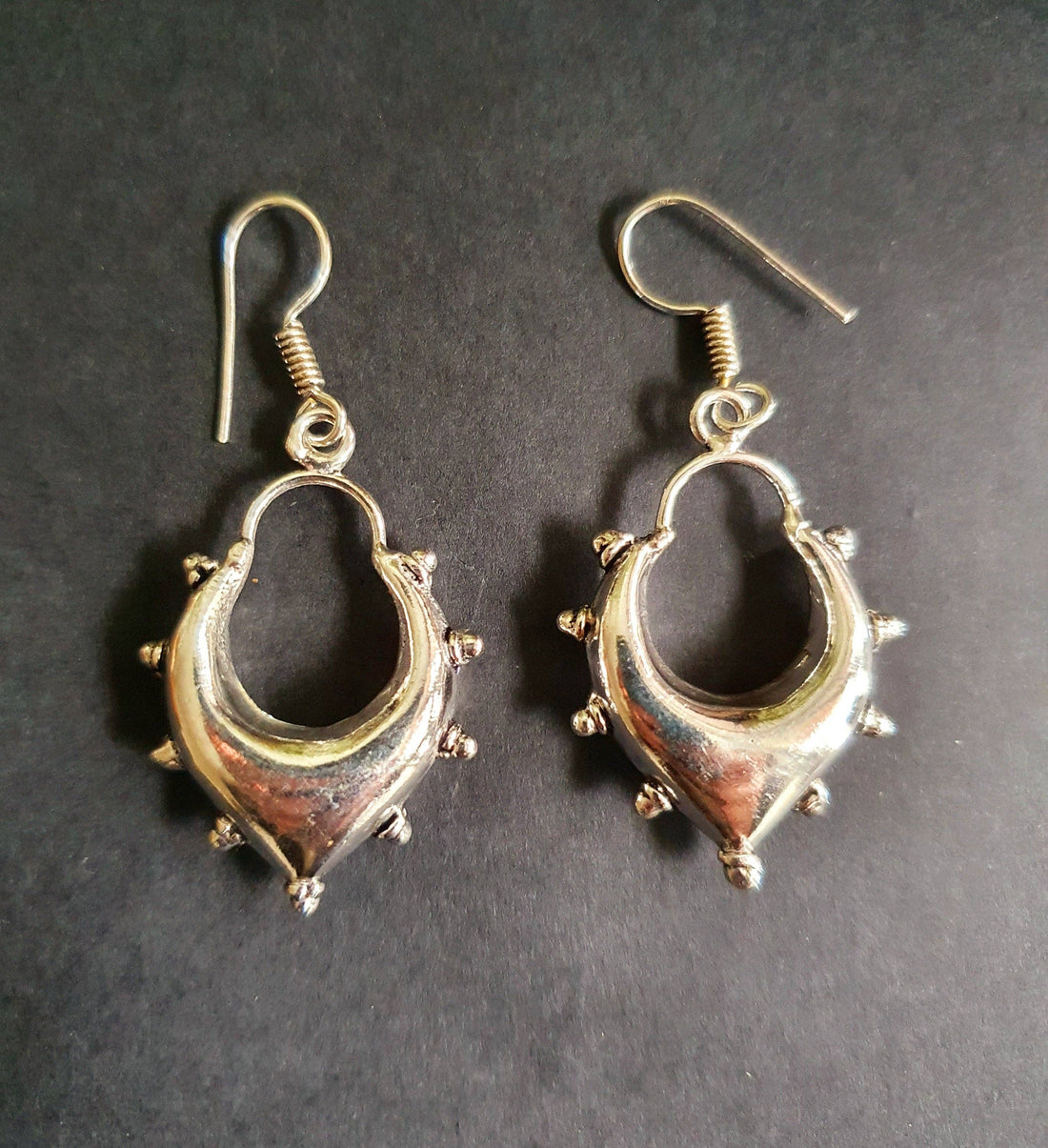BIBI Gypsy Silver Dangle Earrings