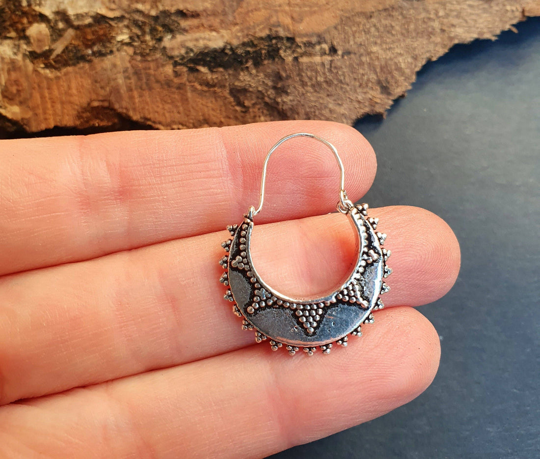 CUDO Small Afghani Hoops Earrings