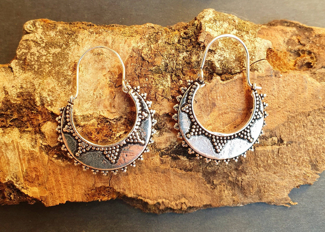 CUDO Small Afghani Hoops Earrings