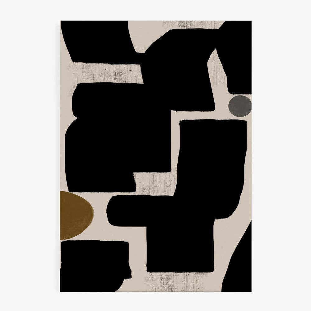 Shapes in Harmony Art Print - Abstract Decor