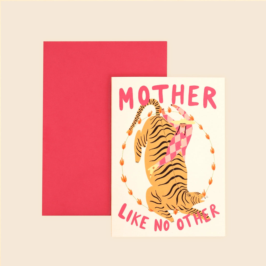 Mother Like No Other Tiger Card by Little Black Cat