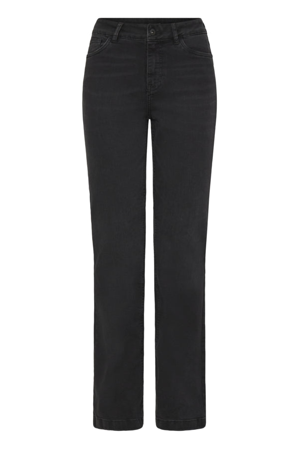 BECCA Bootcut Premium Jeans in Black Denim