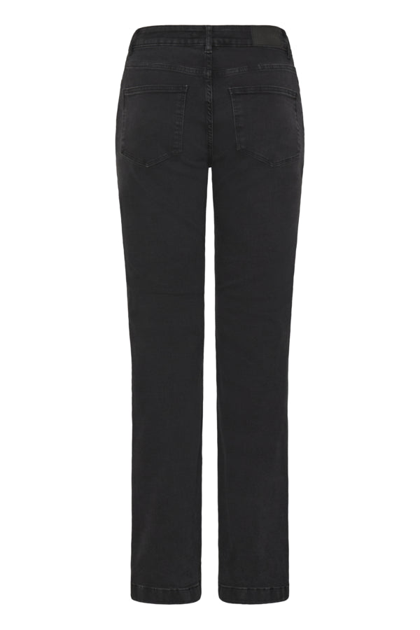 BECCA Bootcut Premium Jeans in Black Denim