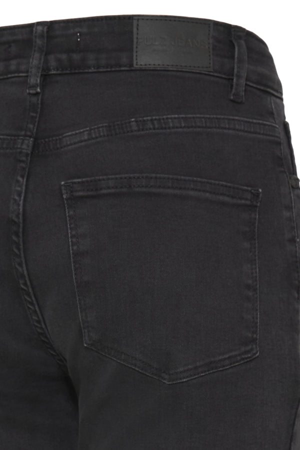 BECCA Bootcut Premium Jeans in Black Denim