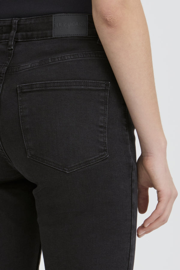 BECCA Bootcut Premium Jeans in Black Denim