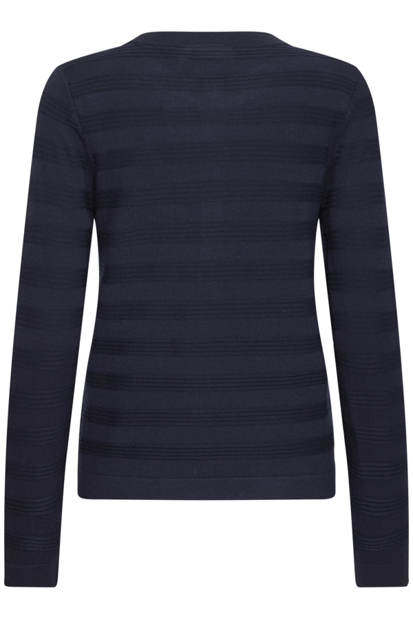 SARA Denim Mix Knit Top