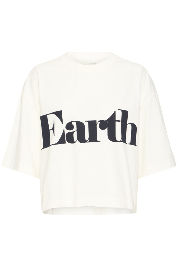 DALIA Crop Cotton Earth Tee