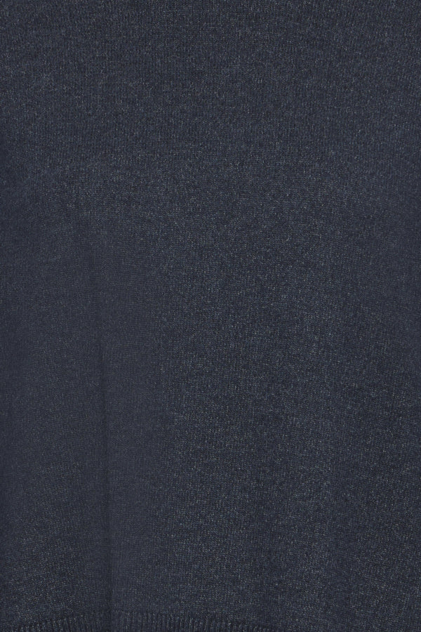 STEFFI Turtleneck Knit in Navy Sapphire