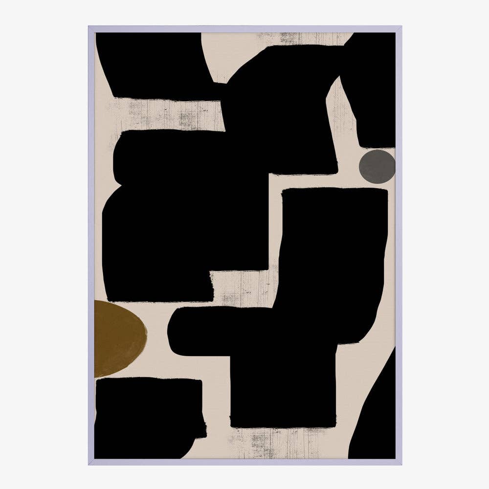 Shapes in Harmony Art Print - Abstract Decor
