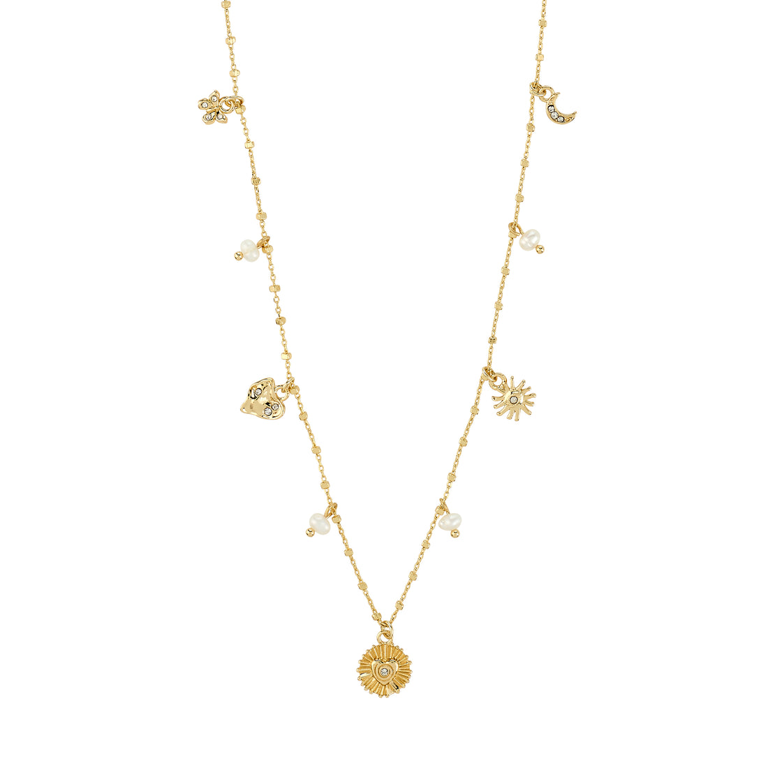 MYLAN Charm Necklace in Gold