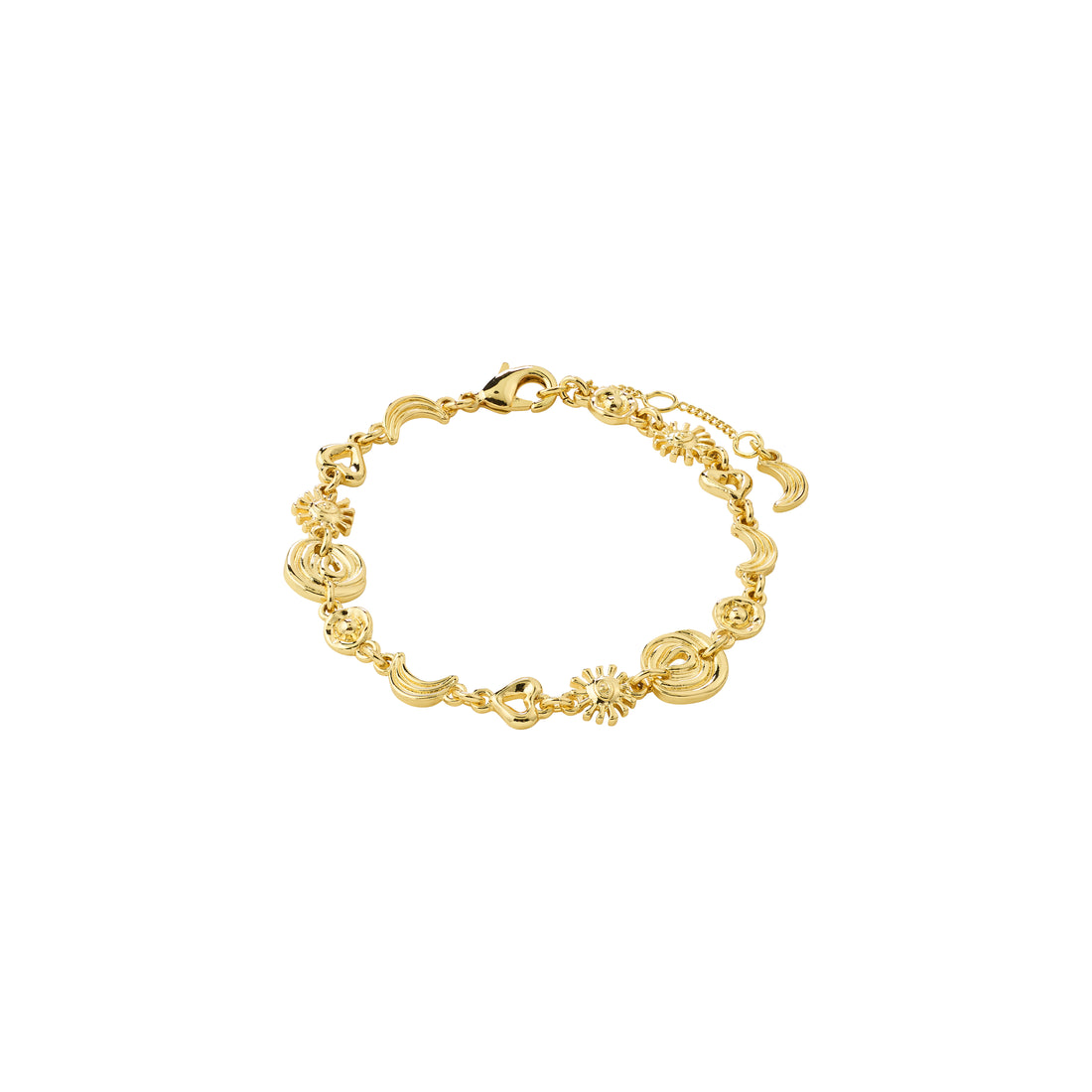 MISHA Suns Charm Bracelet in Gold