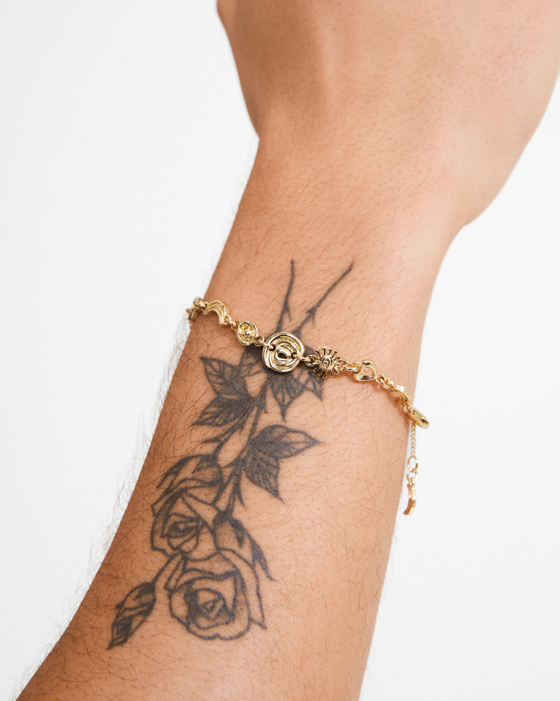 MISHA Suns Charm Bracelet in Gold