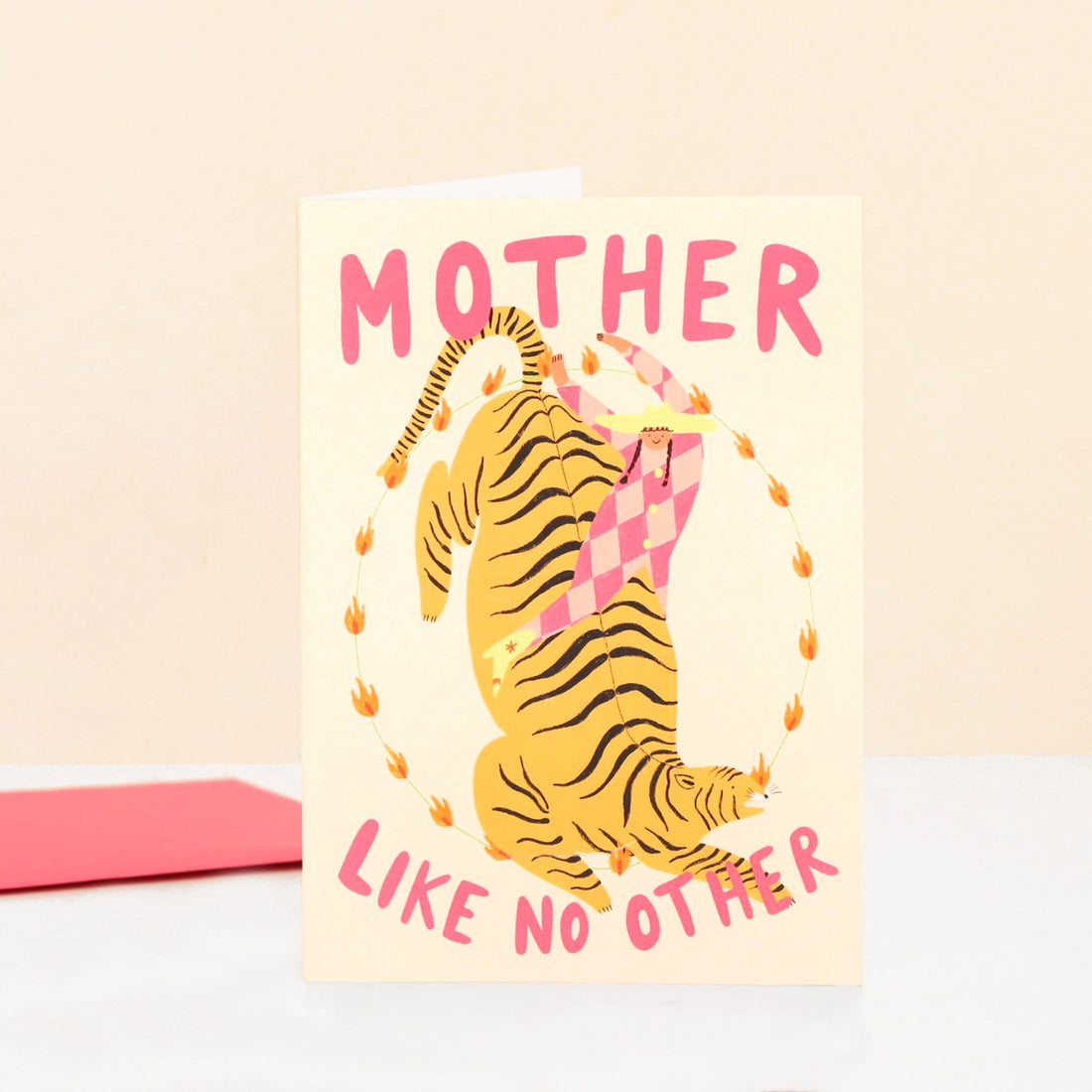 Mother Like No Other Tiger Card by Little Black Cat