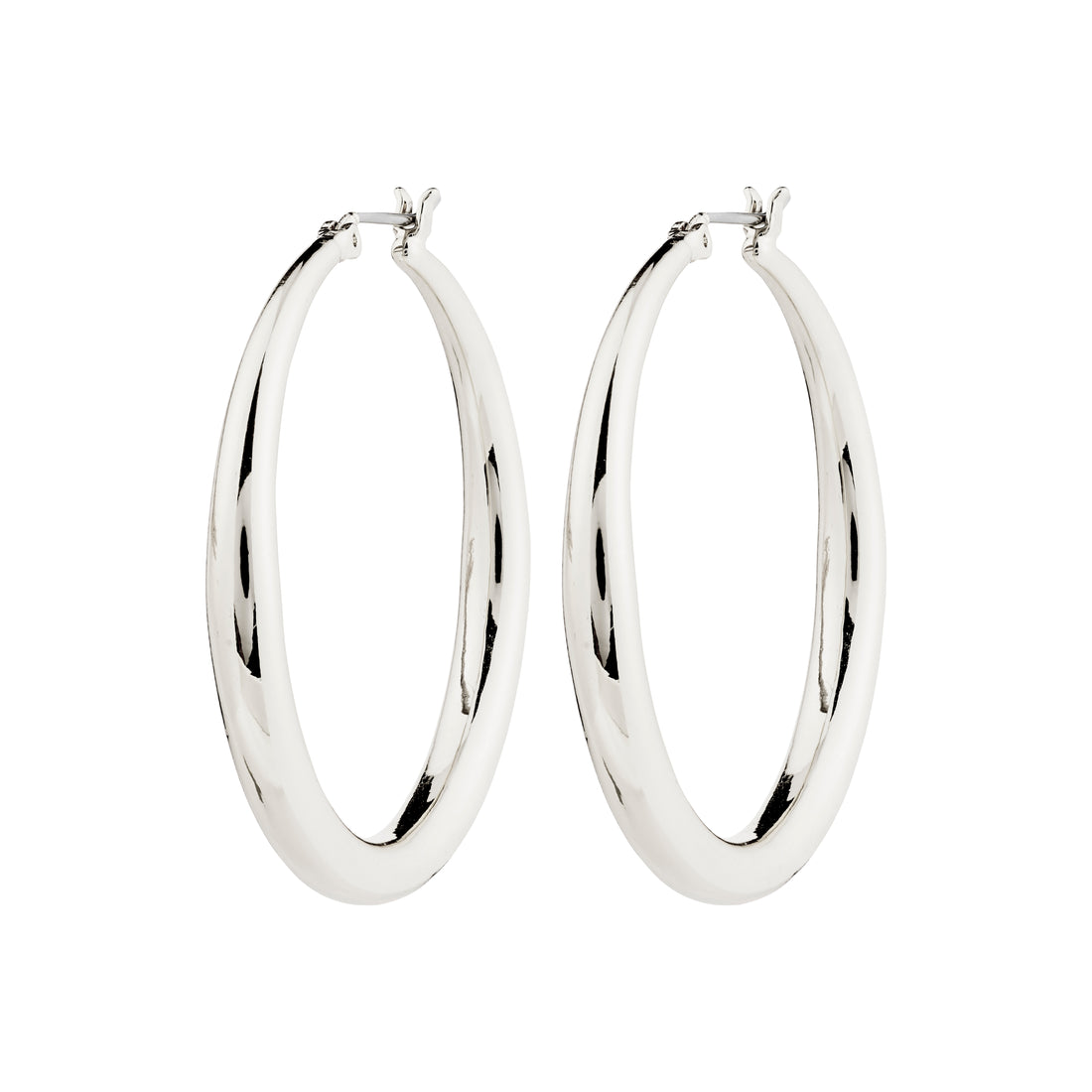 JORUN large hoop earrings silver-plated - 6033