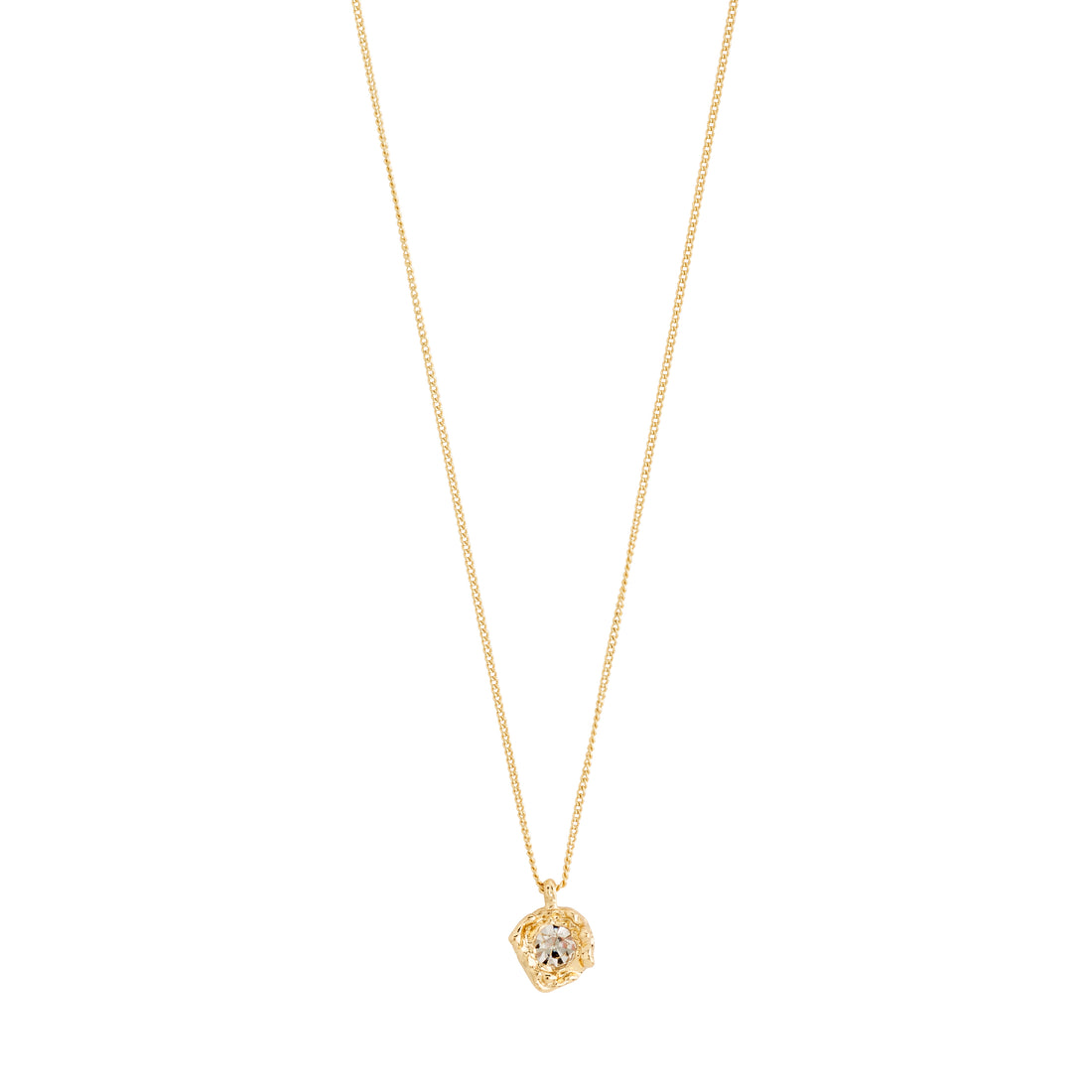 CALLUM Gold Plated Crystal Drop Necklace