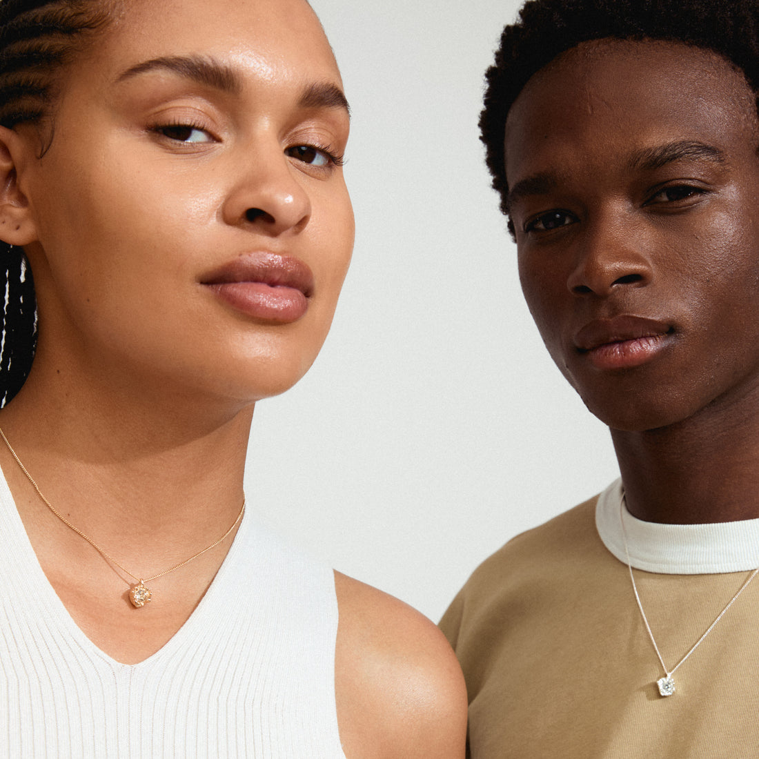 CALLUM Gold Plated Crystal Drop Necklace