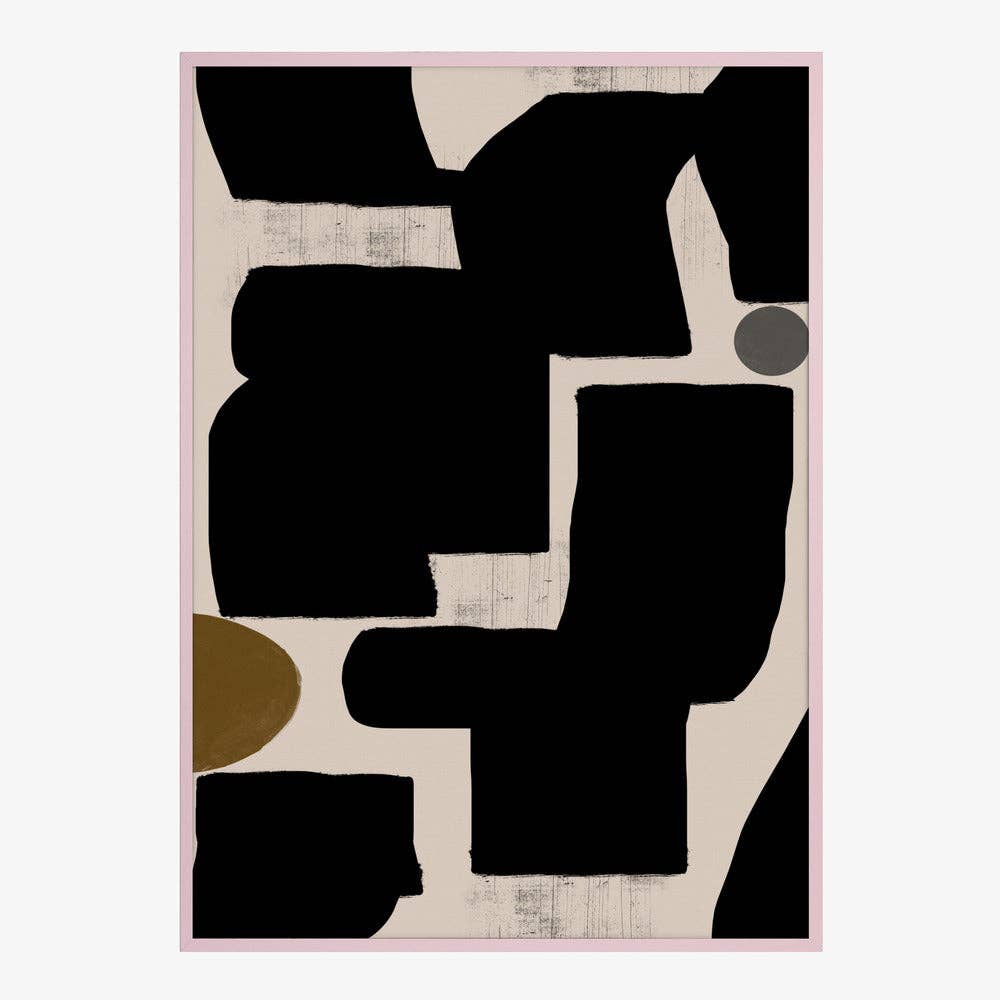 Shapes in Harmony Art Print - Abstract Decor