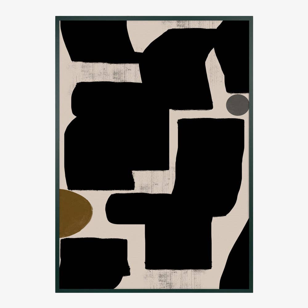 Shapes in Harmony Art Print - Abstract Decor