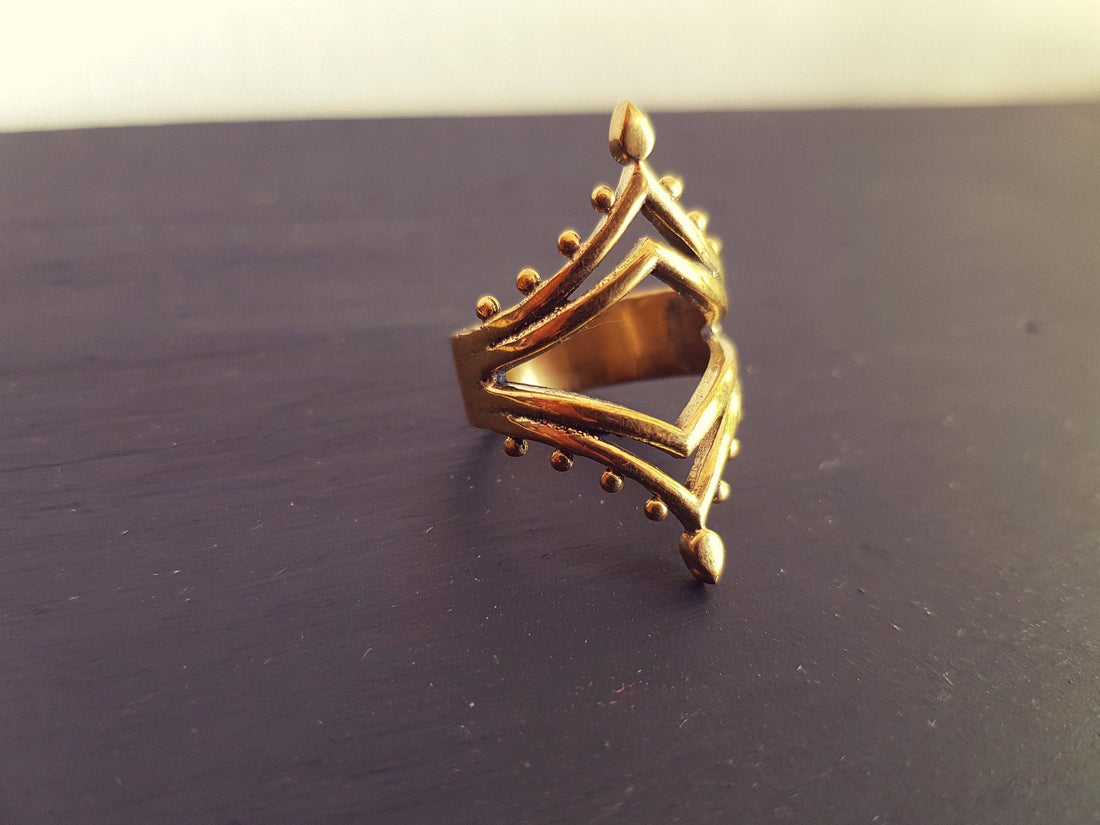 SPARK Brass Ring for Women