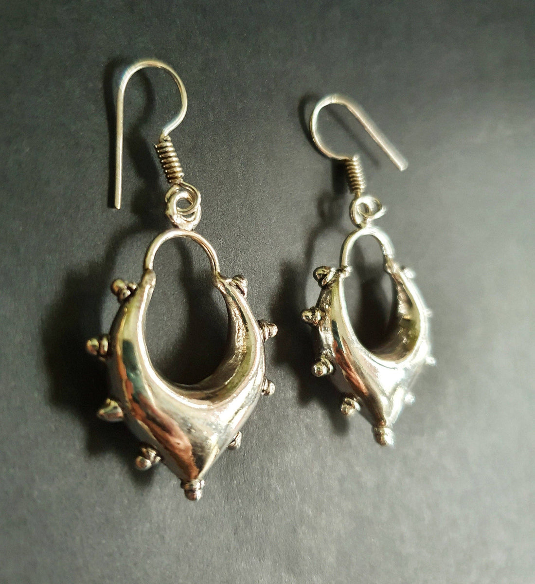 BIBI Gypsy Silver Dangle Earrings