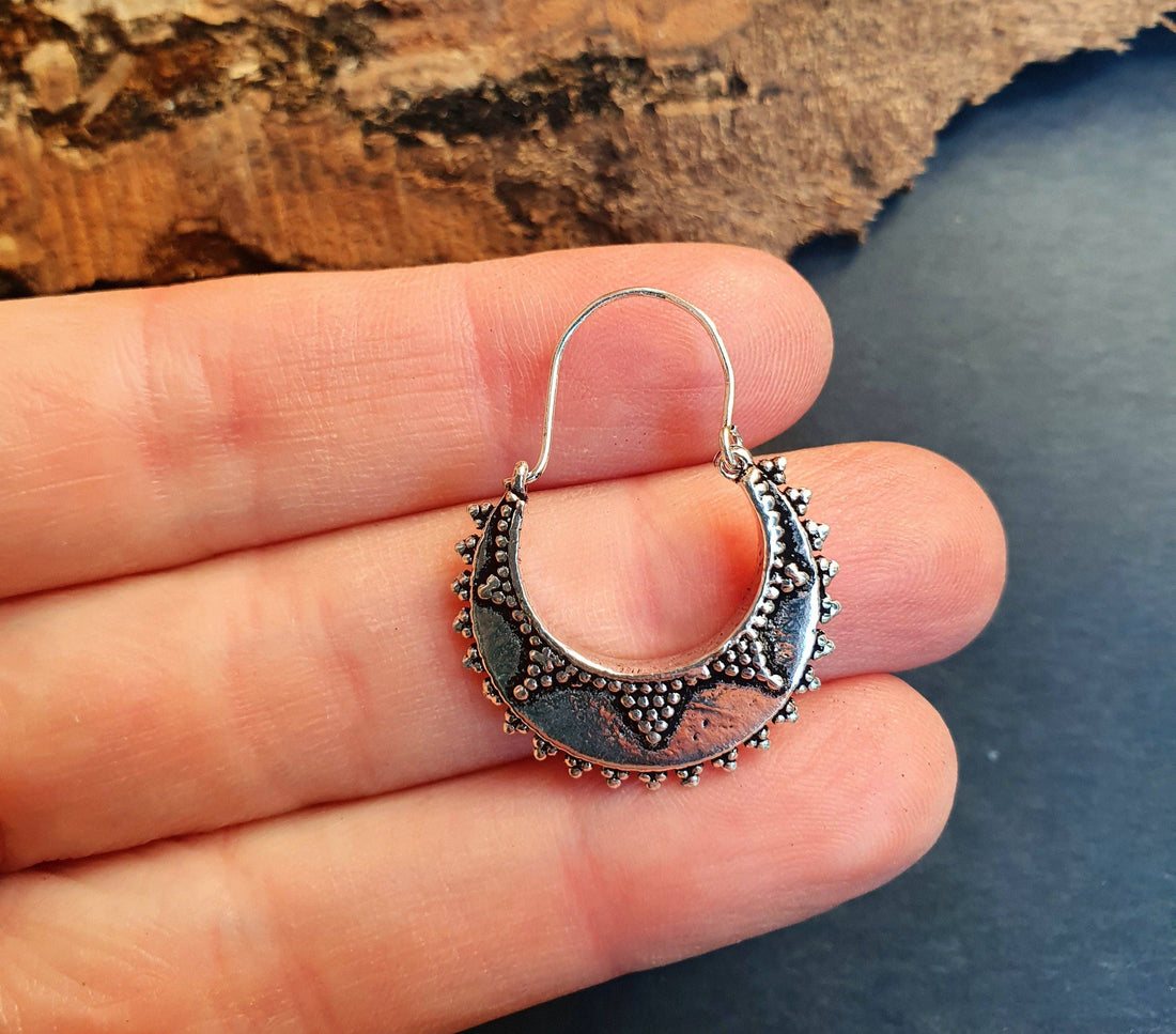 CUDO Small Afghani Hoops Earrings