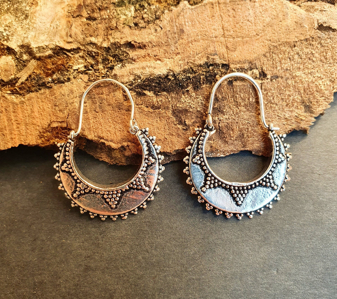 CUDO Small Afghani Hoops Earrings