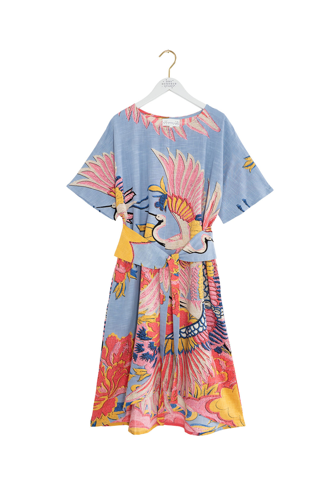 OBI Dress One Hundred Stars in Periwinkle Crane