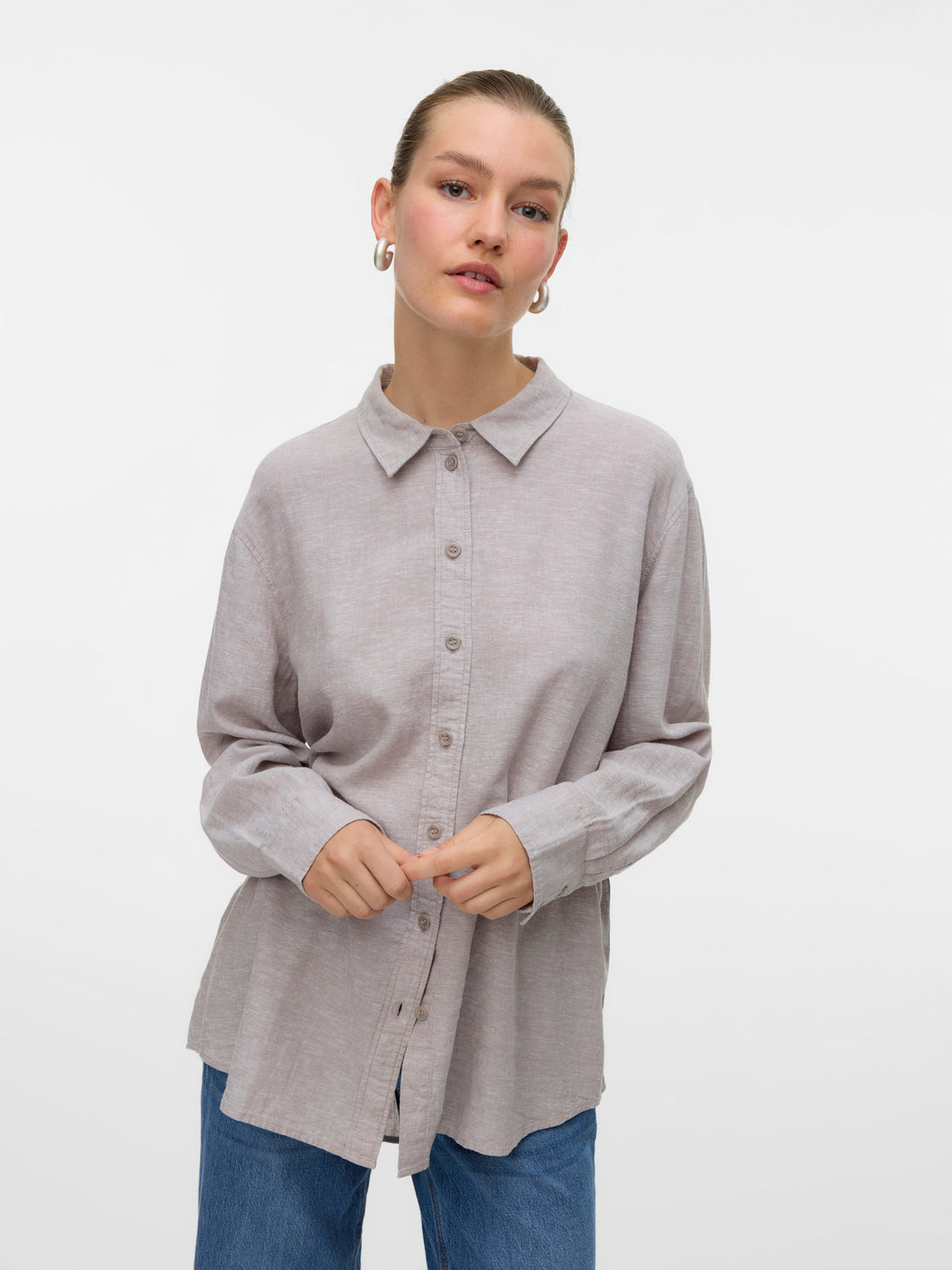 LINN Lightweight Shirt in Moon Rock Grey