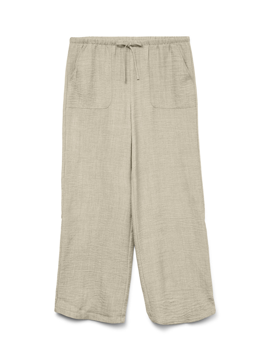 MELANEY Drawstring Lightweight Trousers in Sand