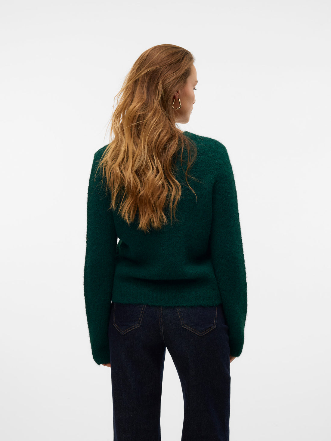 NOVAH Knit Pullover Jumper in Pine Grove Green
