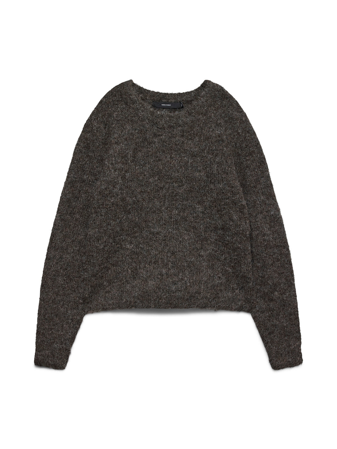 NOVAH O Round Neck Jumper in Chocolate Torte Brown