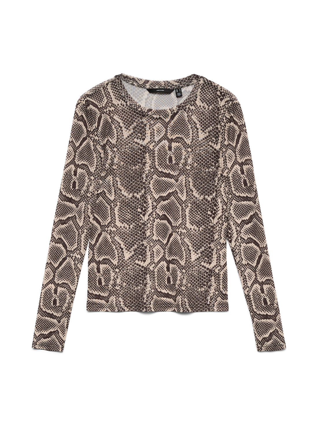 LOVA Mesh Top in Snake Print
