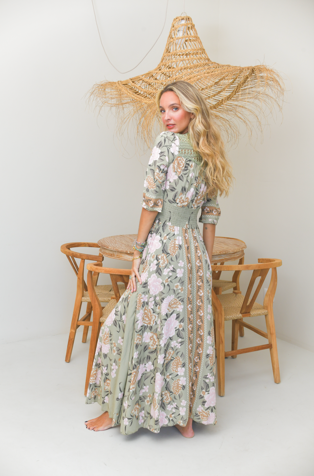 CORELLA PRINT INDIANA MAXI DRESS