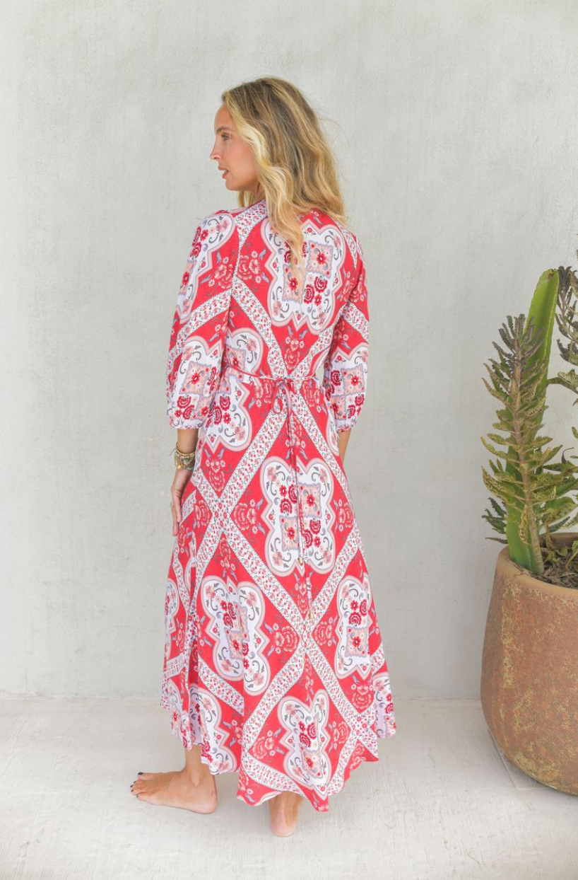 ROSIE PRINT LENNI MIDI DRESS