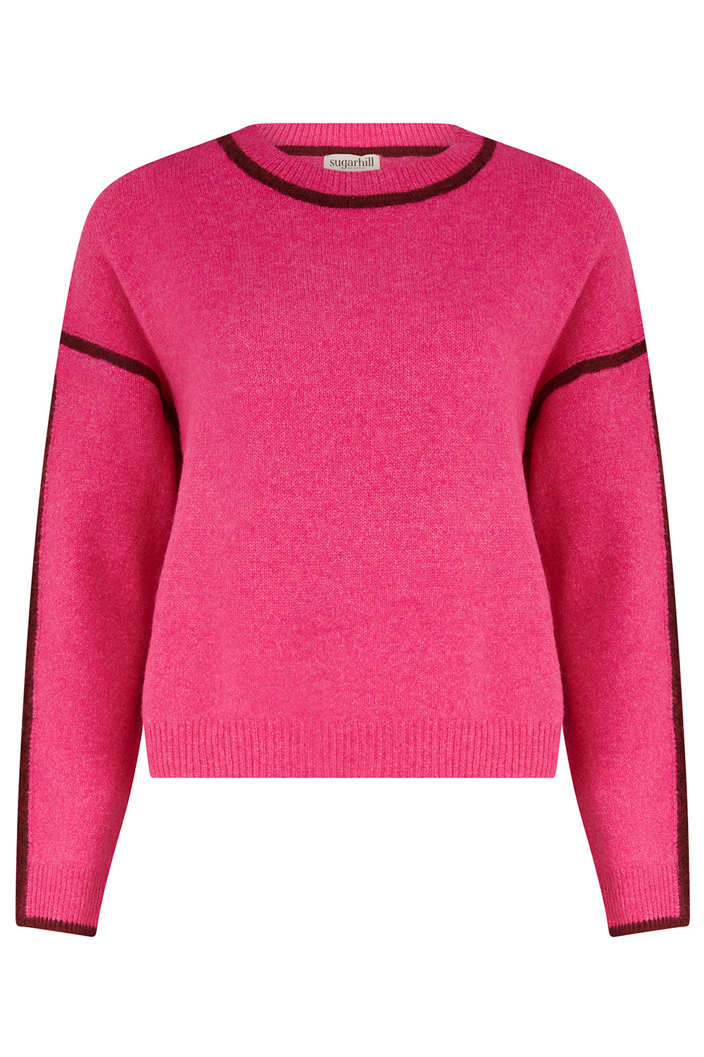 Rozalia Hot Pink Cropped Jumper