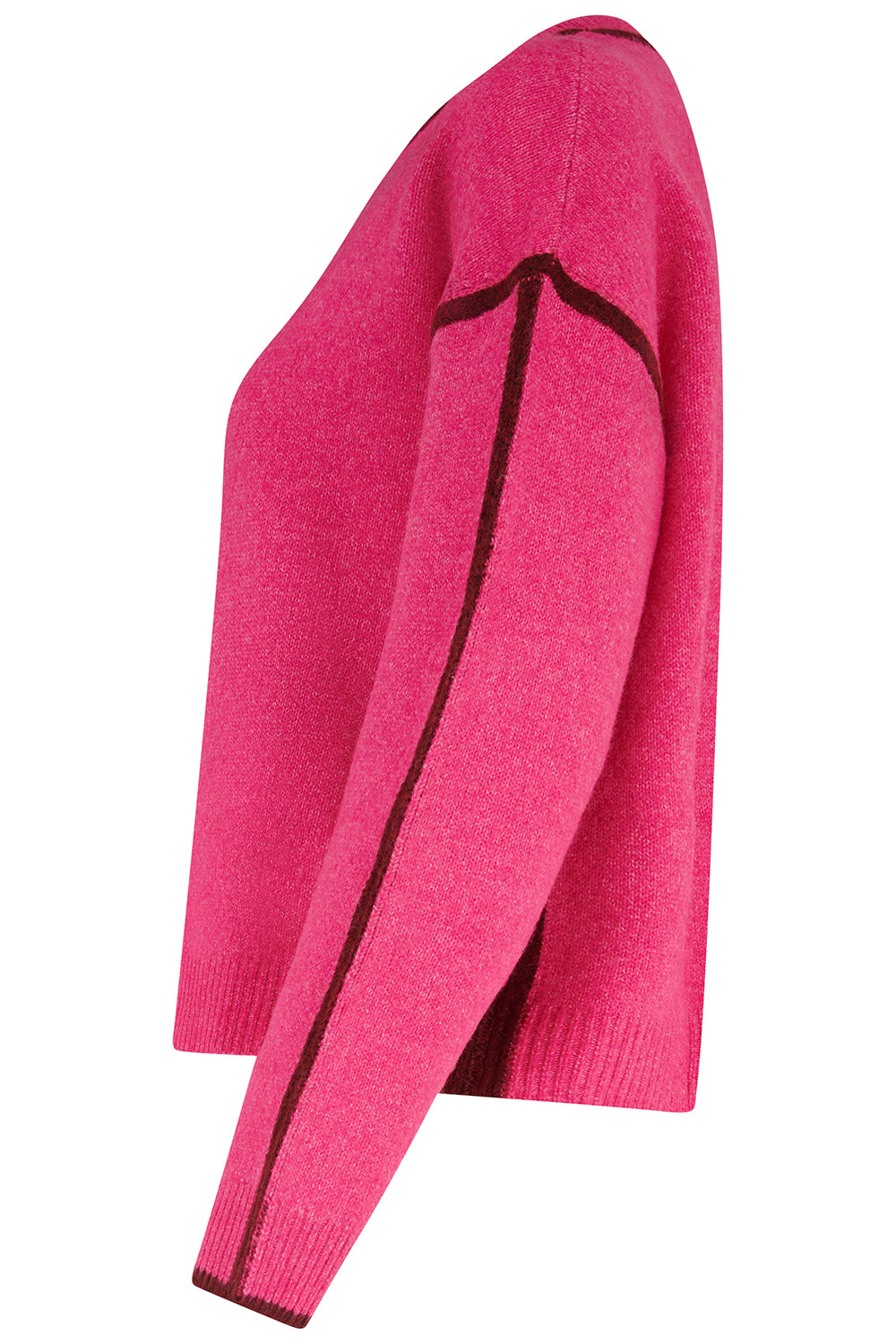 Rozalia Hot Pink Cropped Jumper
