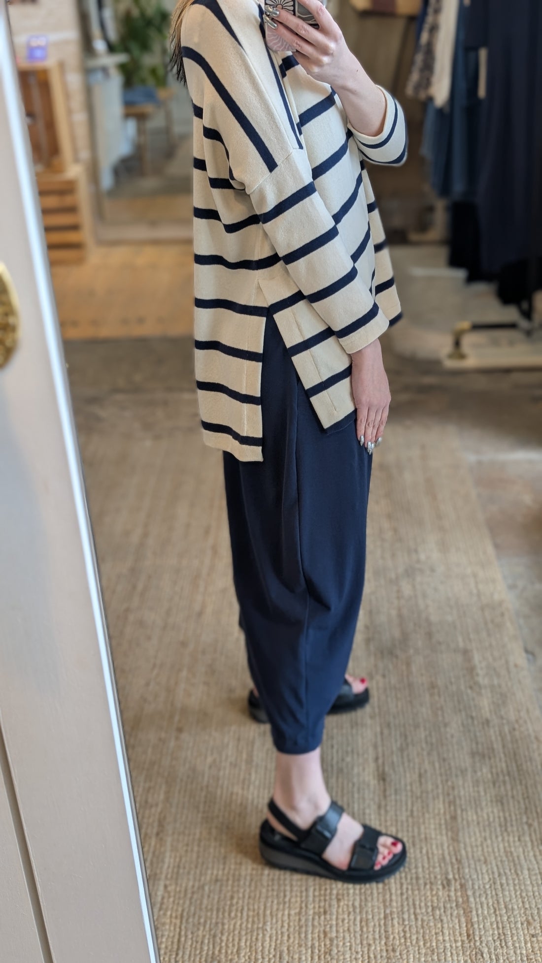 EMOTIVA Jumper in Blue Stripe