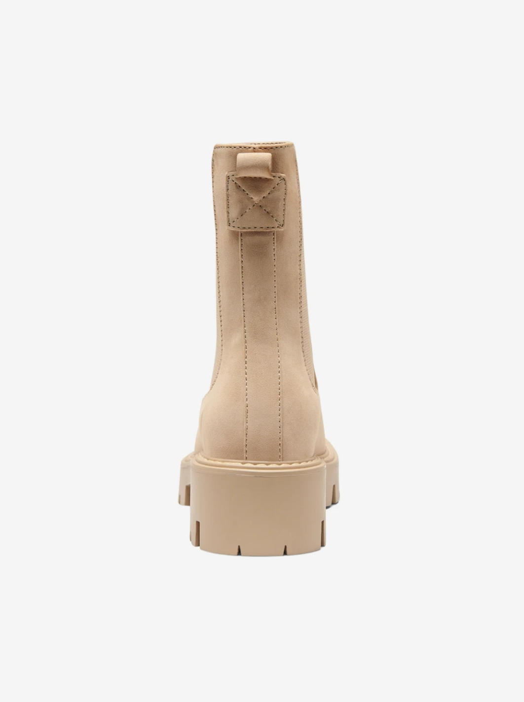 BETTY-1 Suedette Chelsea Boots in Desert Sand