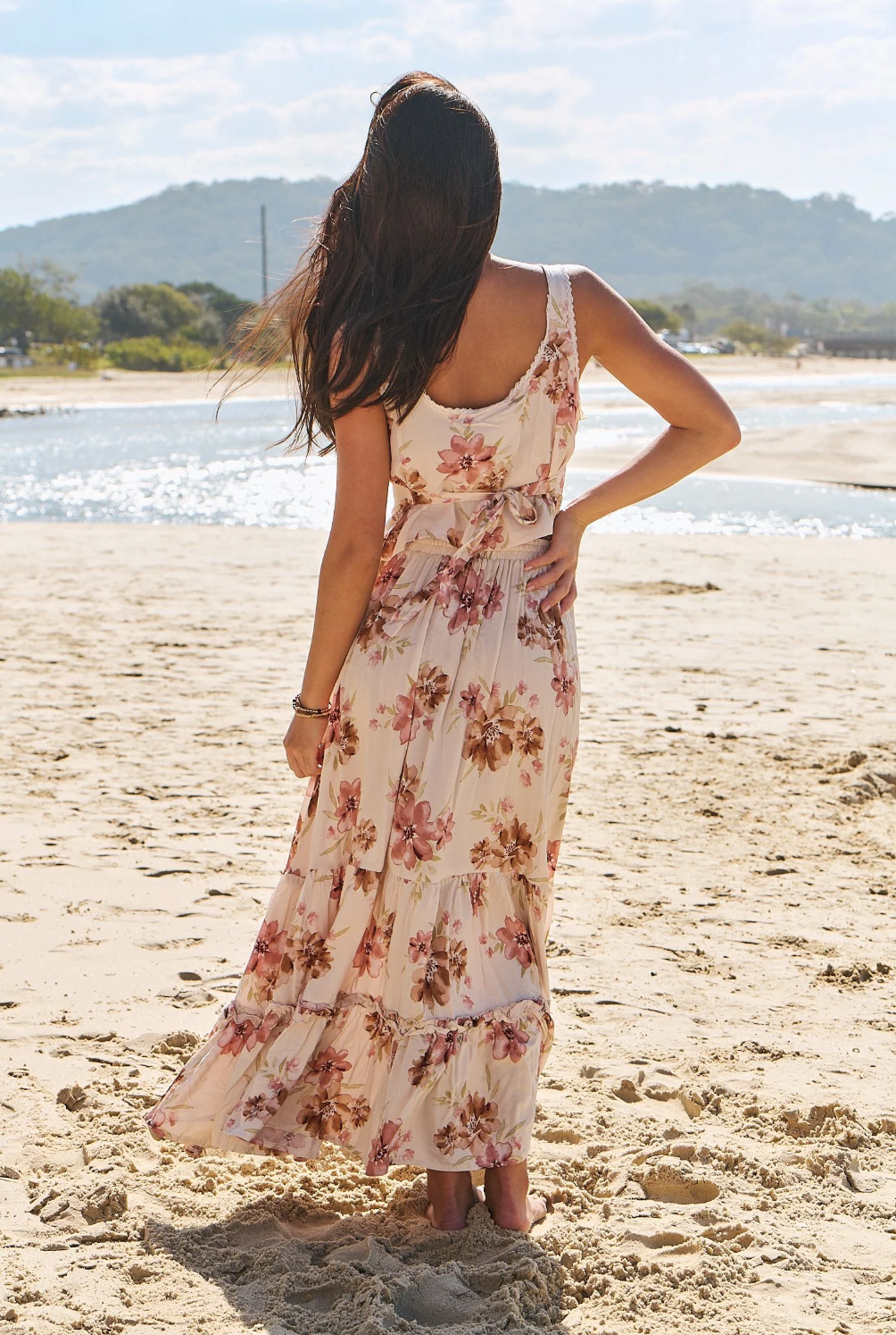 Marielle Maxi Skirt in Love Story Print