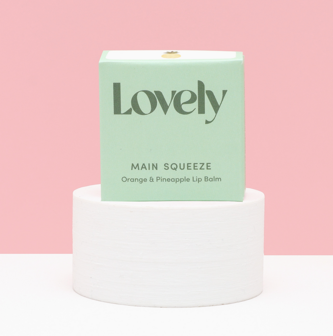 LOVELY Lip Balm - Orange and Pineapple- Main Squeeze