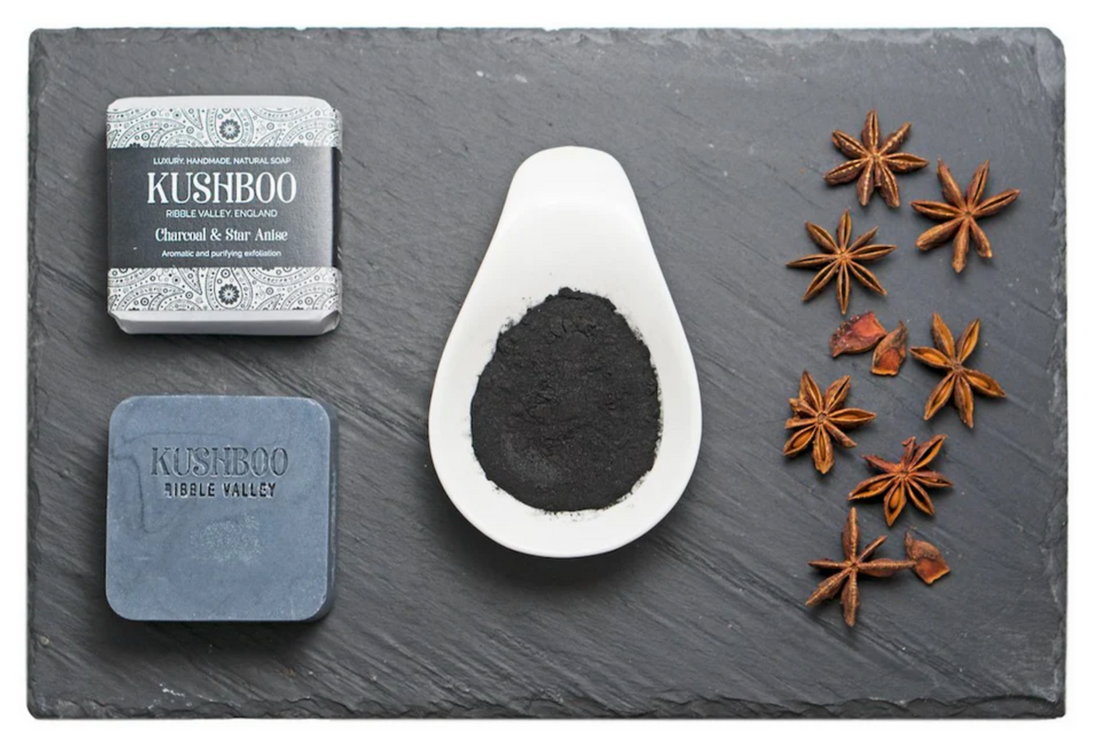 Kushboo Soap - Charcoal & Star Anise Soap Bar