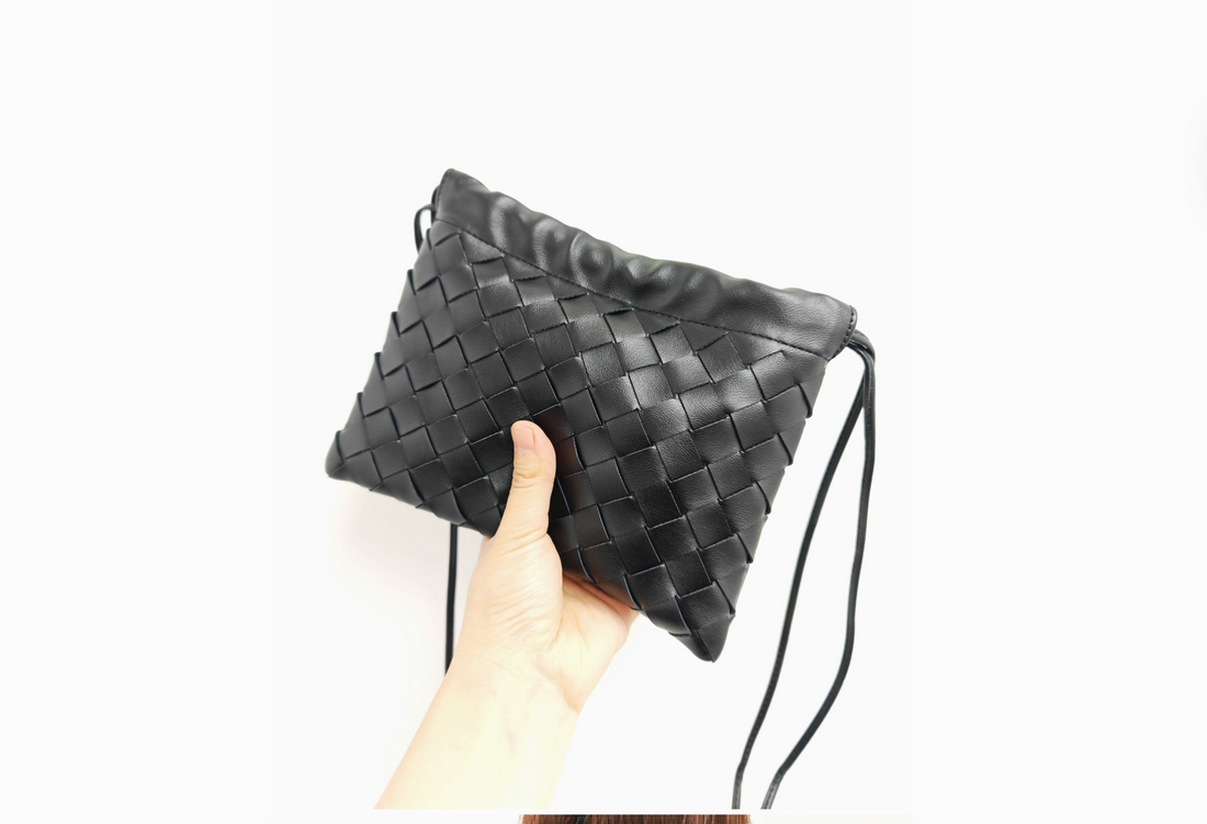 WYNNE Woven Essentials Bag with Strap - 3 Colours Available