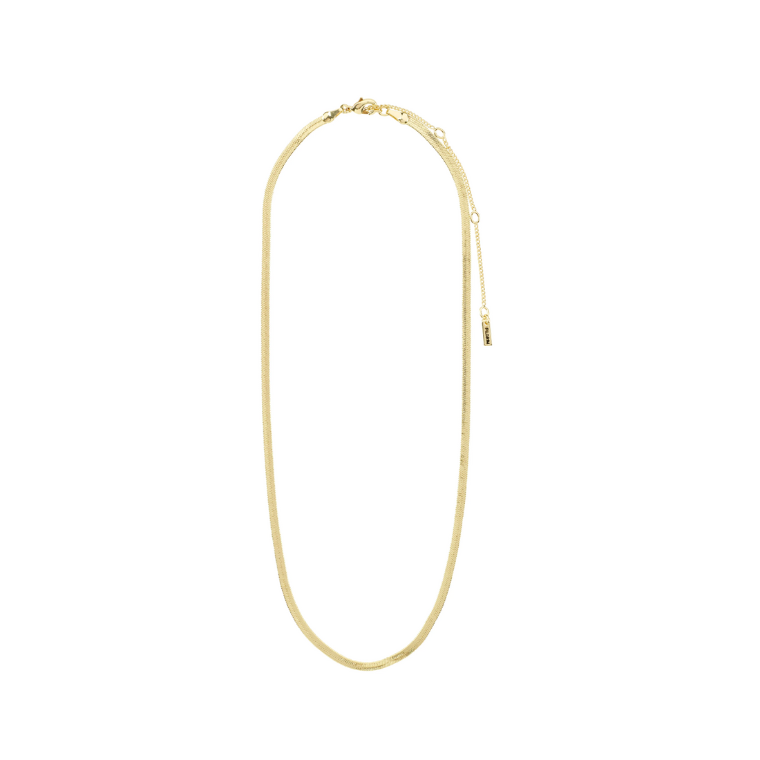 JOANNA flat snake chain necklace gold-plated - 2001