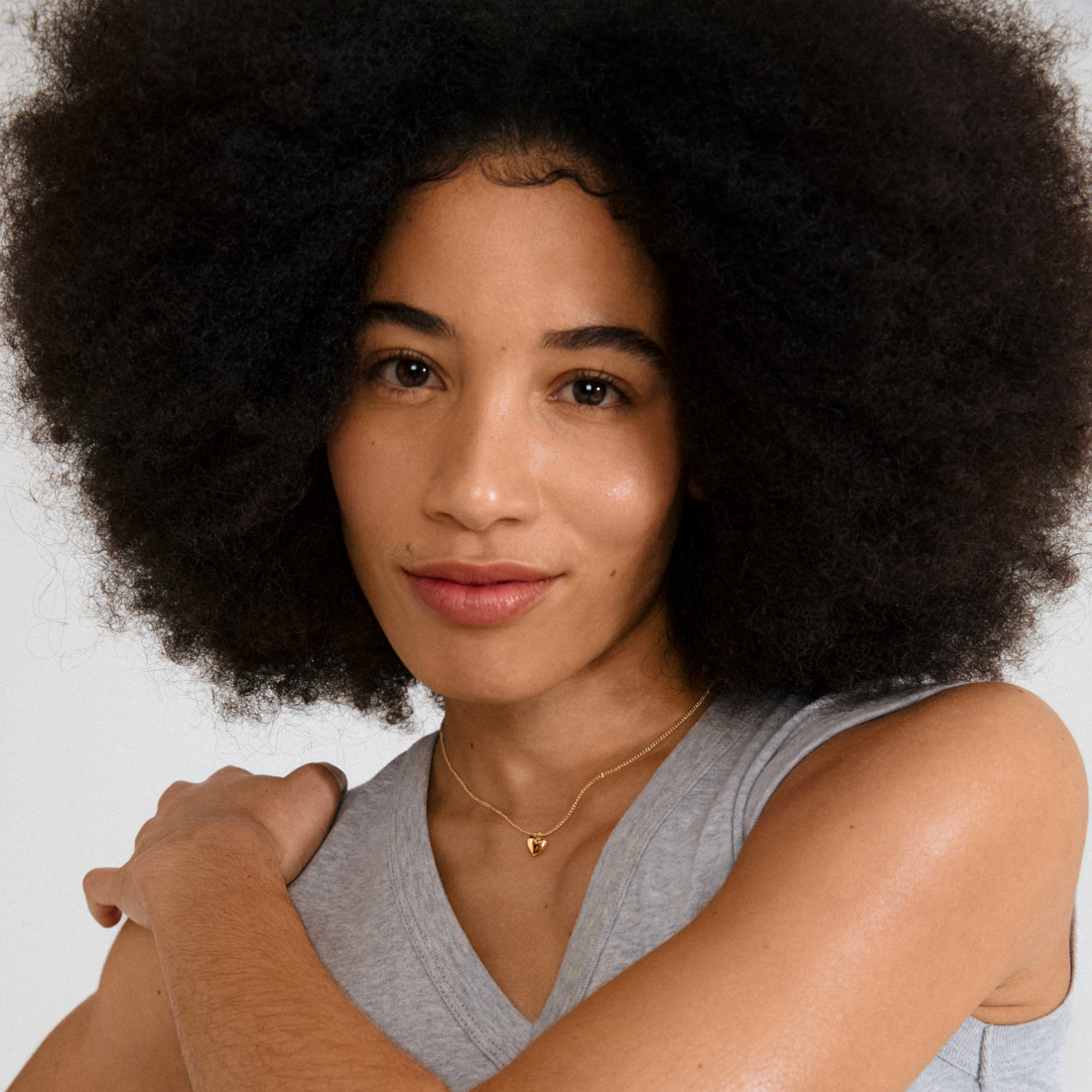 ALAIA Small Heart Pendant Necklace in Gold - 2001