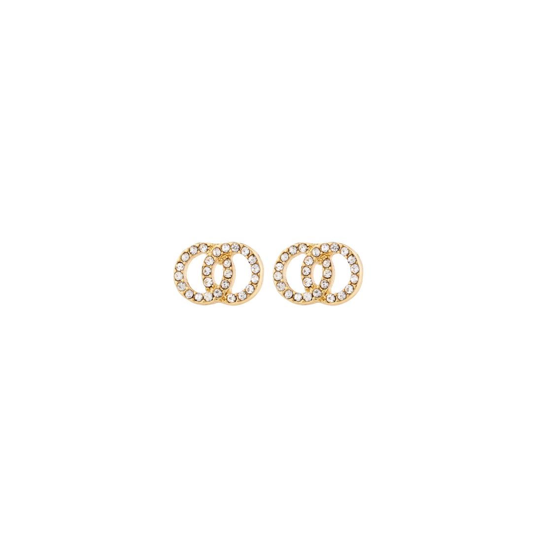 JOLINA stud earrings gold-plated - 2013