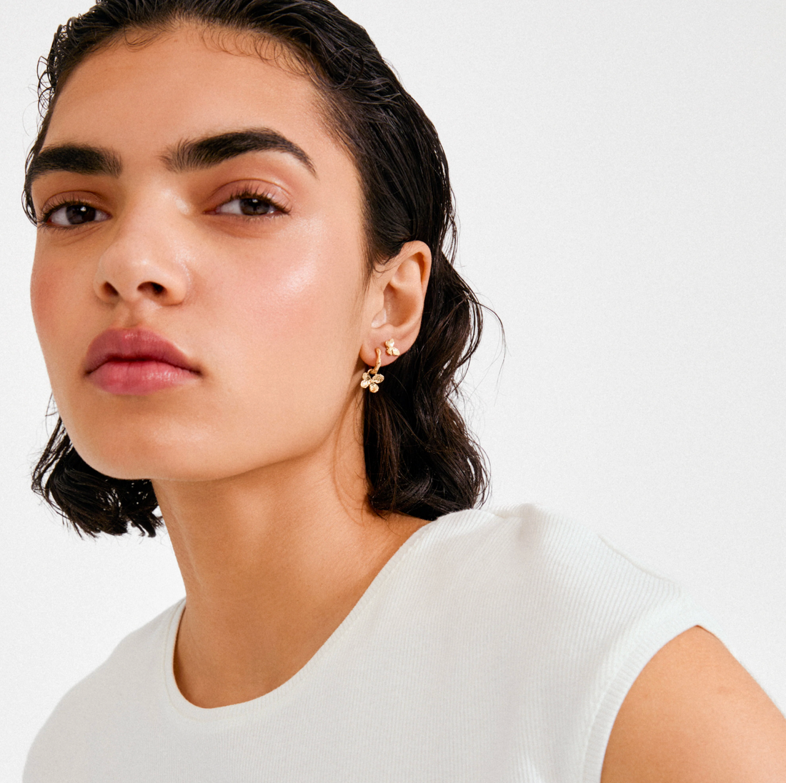 AJANI gold-plated Earring 2-in1 Set - 612612001