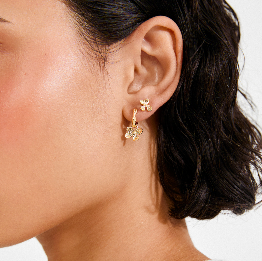 AJANI gold-plated Earring 2-in1 Set - 612612001
